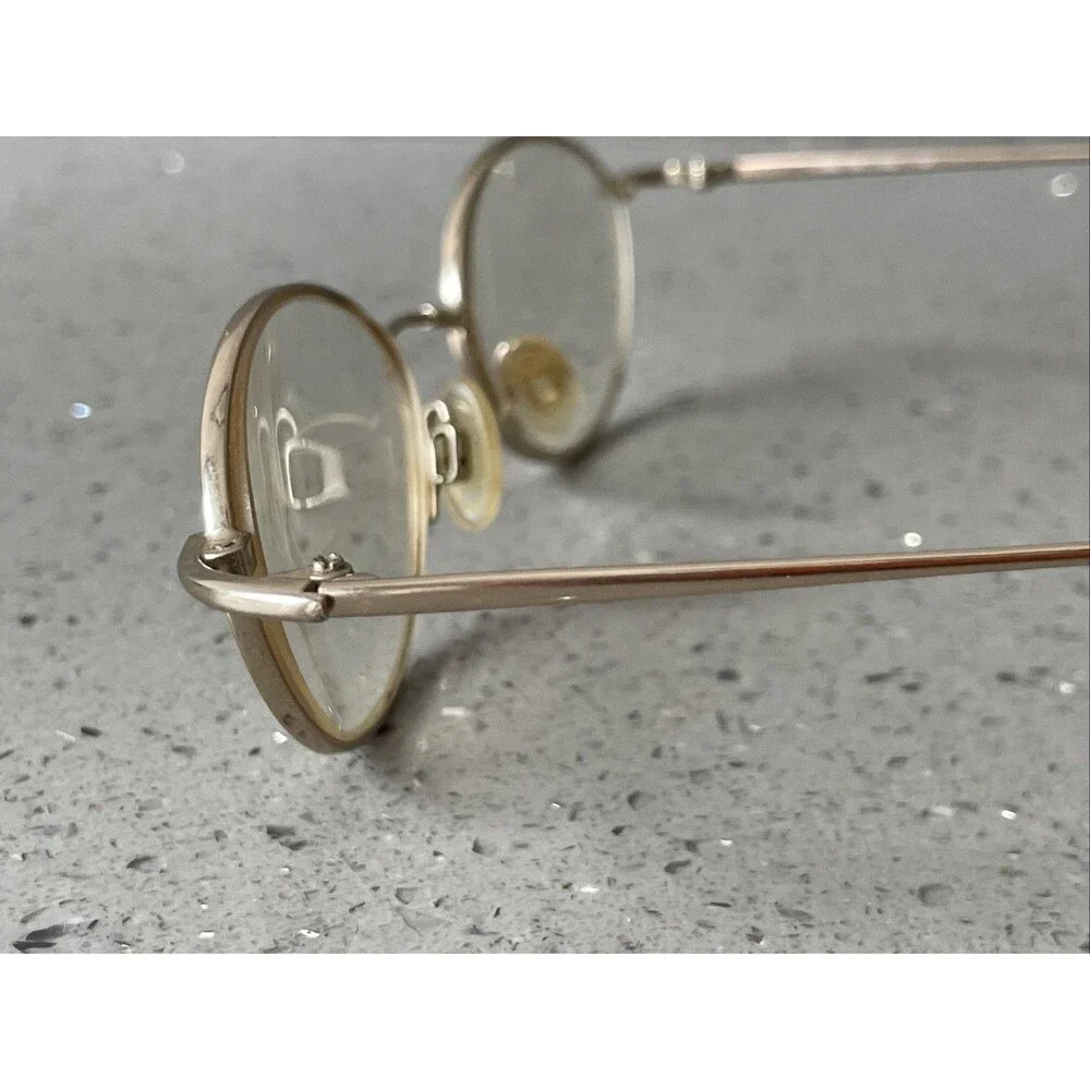 TI Flex T1512 1512 Caramel Eyeglasses Frames ONLY 48-18-135 Oval full rim gold